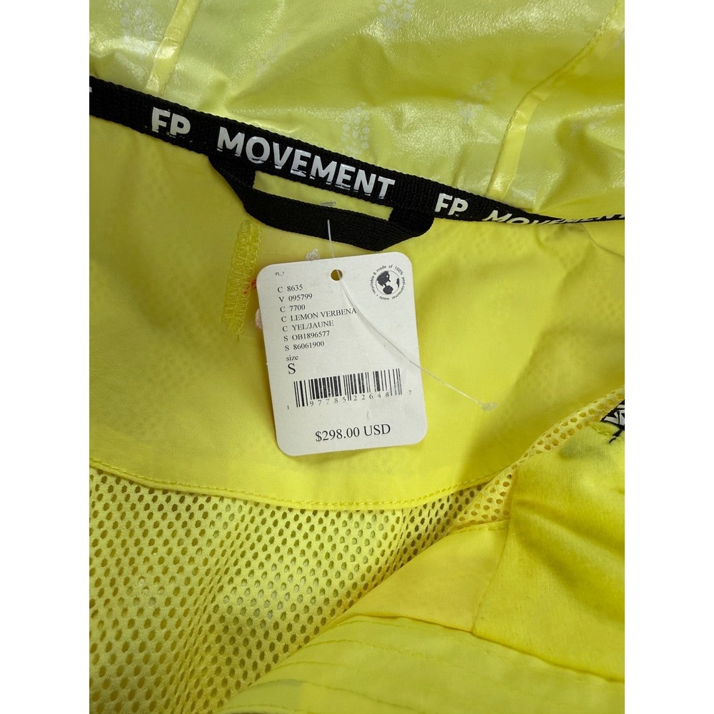 Free People Peak To Peak Popover Jacket Size S Lemon Verbena NWT - Picture 7 of 11